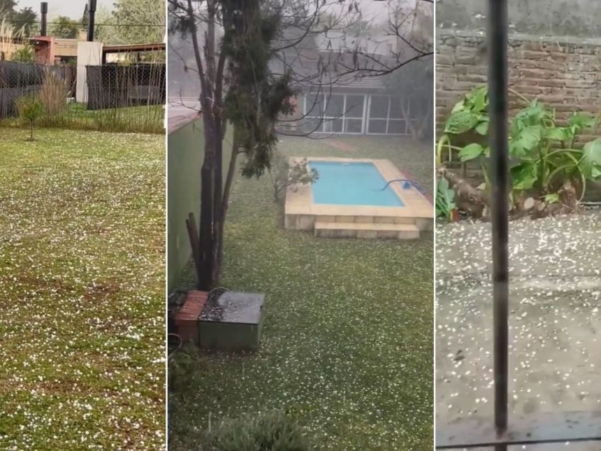 Granizo en Buenos Aires y diluvio en la Ciudad: las fotos y videos de la tormenta de este jueves 19 de septiembre