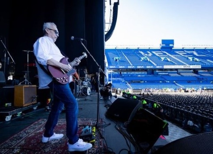 Clapton en Vélez. Foto: Martin Bonetto