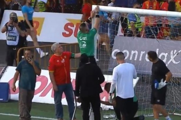 ¡Increíble! Arco de fútbol en la final de Costa Rica: ¡desigualdad!