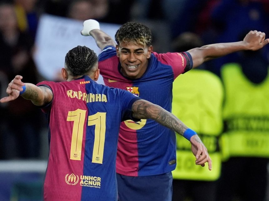 Lamine Yamal brilla con golazo al estilo Messi y clasifica al Barça