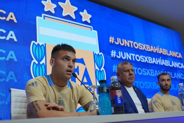 Argentina en Bahía Blanca: Amistoso solidario con Scaloni y Lautaro