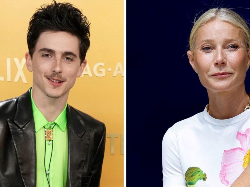 Gwyneth Paltrow revela su incomodidad en escenas de sexo con Chalamet