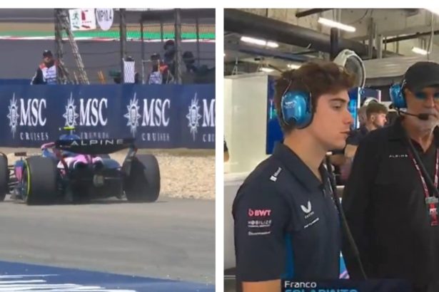F1 GP de China: Colapinto en boxes mientras Doohan se retira