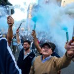 CGT cierra su marcha con cumbre clave entre Kicillof y Cristina