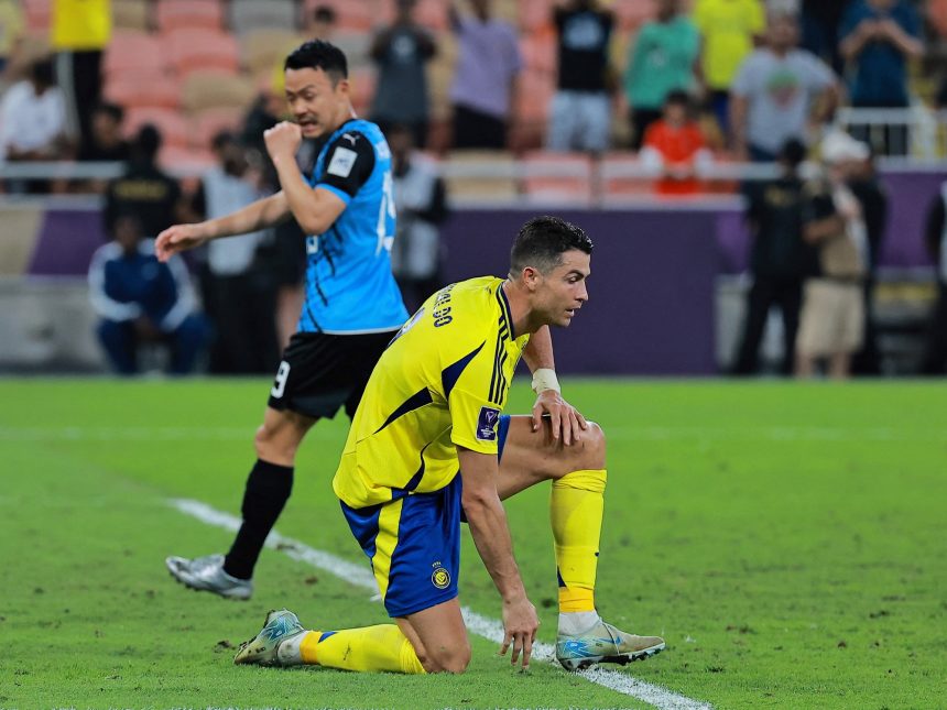 Cristiano Ronaldo y su frustrante adiós a la Champions de Asia
