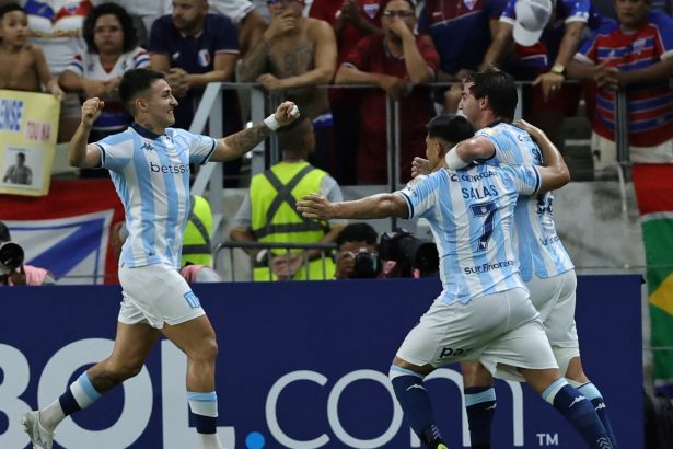 Racing brilla en Brasil: goleada histórica a Fortaleza en Libertadores