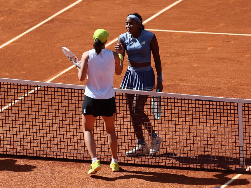 Coco Gauff desata emociones: Iga Swiatek llora en la Caja Mágica