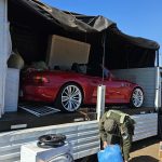 Impactante: Simulan mudanza para mover un BMW de 96 millones
