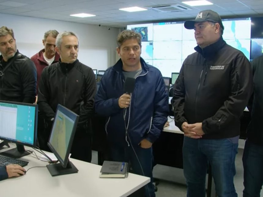 Kicillof destaca la lluvia en Bahía Blanca y agradece a Bullrich