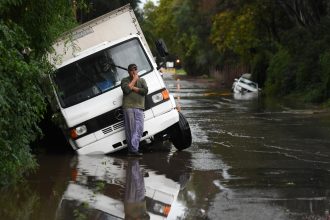 Bullrich y Petri en Zárate y Campana: Respuesta a la tormenta