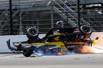 Colton Herta: Impactante accidente a 235 km/h en Indianápolis