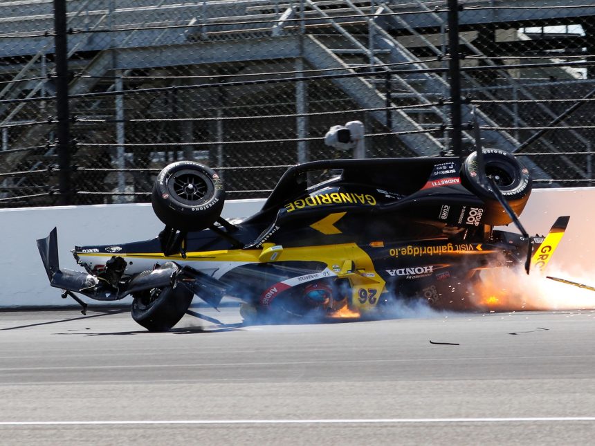 Colton Herta: Impactante accidente a 235 km/h en Indianápolis