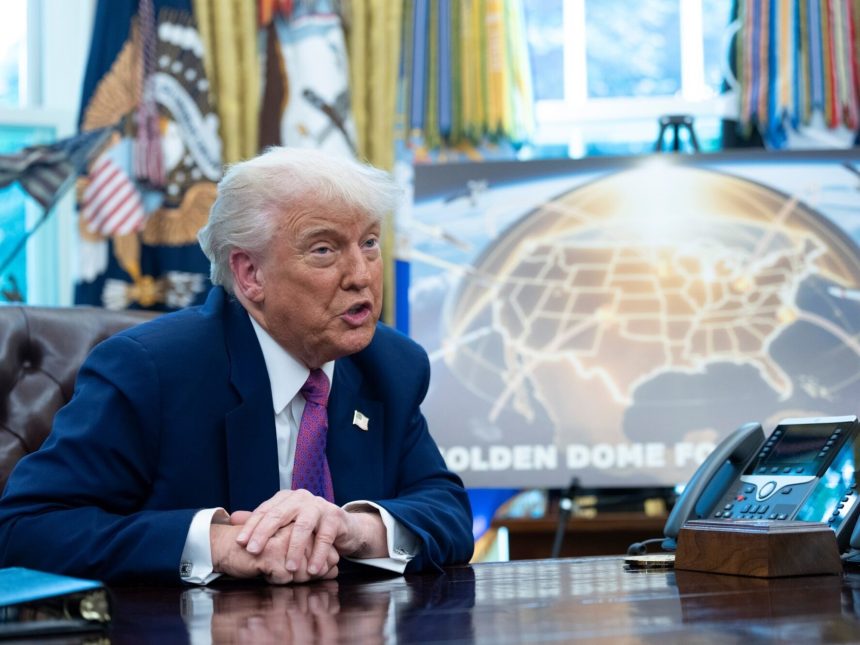 Trump revela su ambiciosa ‘Cúpula Dorada’ para EE. UU. ¡175 mil M!