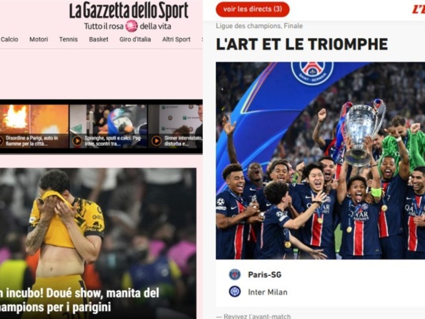 PSG Brilla, Inter Sufre: Reacciones Globales tras la Final de Champions