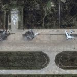 Impactantes fotos satelitales: Drones de Ucrania y aviones rusos