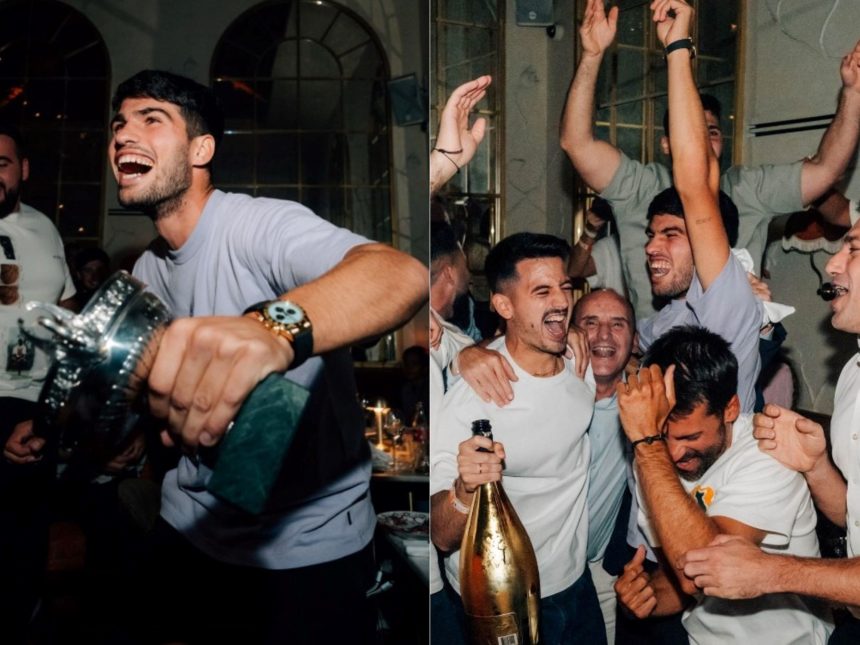 Carlos Alcaraz: Fiesta épica en París e Ibiza tras Roland Garros