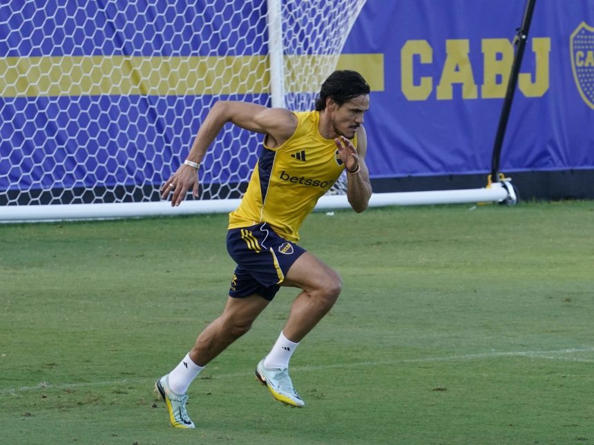 Edinson Cavani se une al equipo: ¡Boca busca goles ante Auckland!