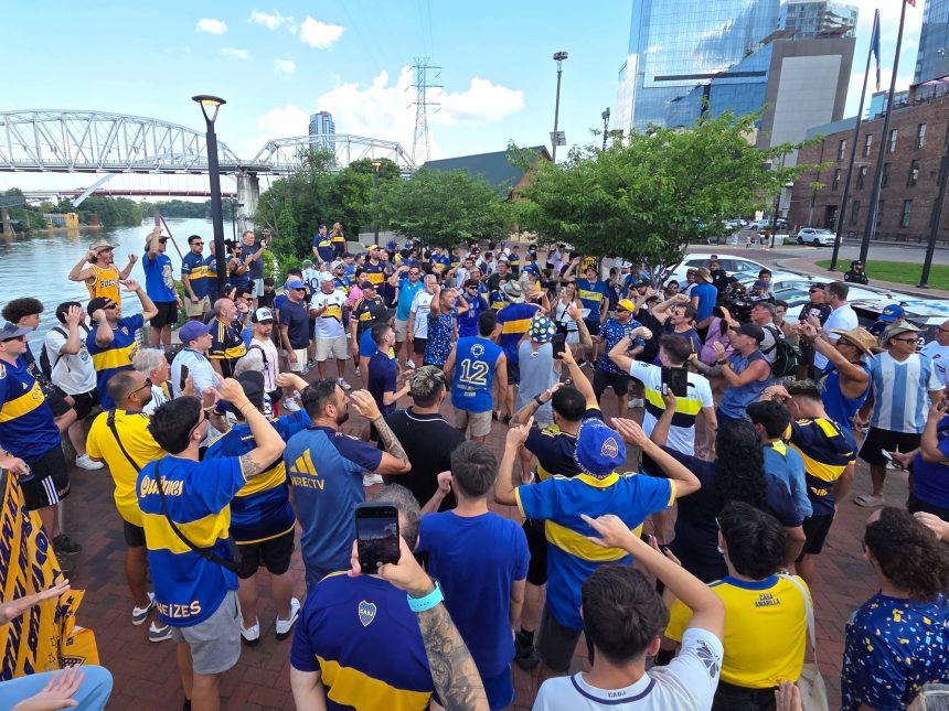 Boca Juniors en Nashville: Hinchas ilusionados con el Mundial
