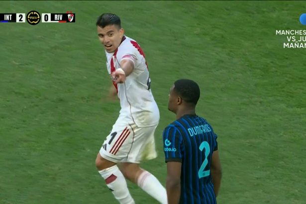 ¡Impactante! La pelea entre Acuña y Dumfries en el Mundial de Clubes