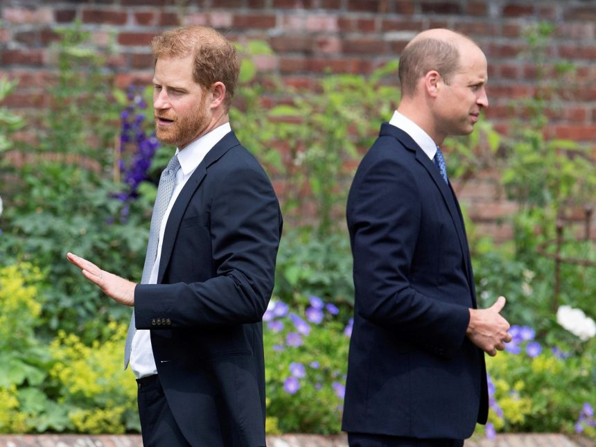 Celebrando a Diana: William y Harry honran su legado de distintas formas