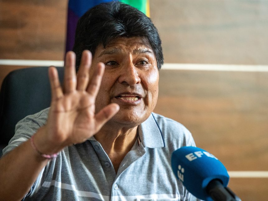 Evo Morales rechaza propuesta del oficialismo para un bloque de izquierda
