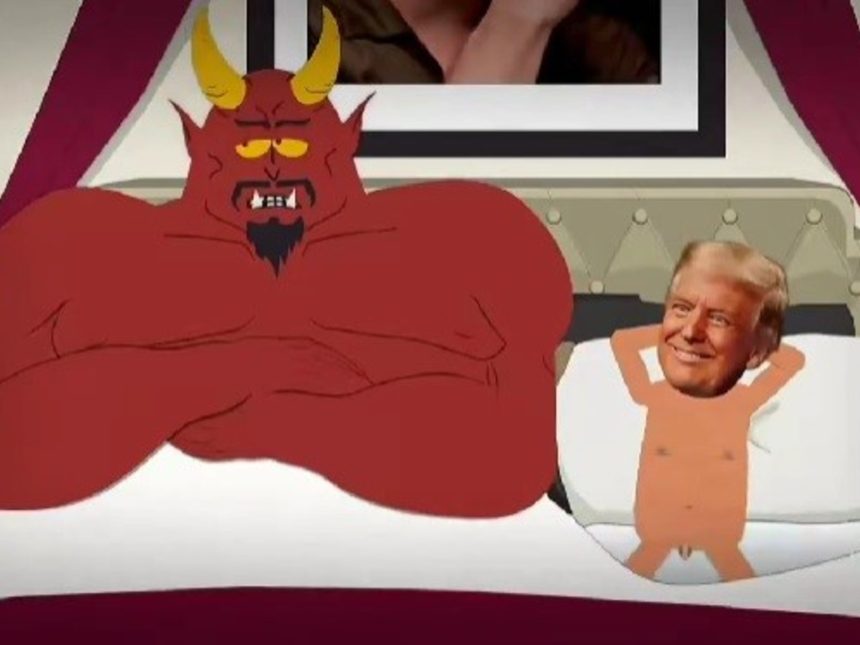 Trump y Satanás: La controvertida escena de ‘South Park’ que impactó a la Casa Blanca