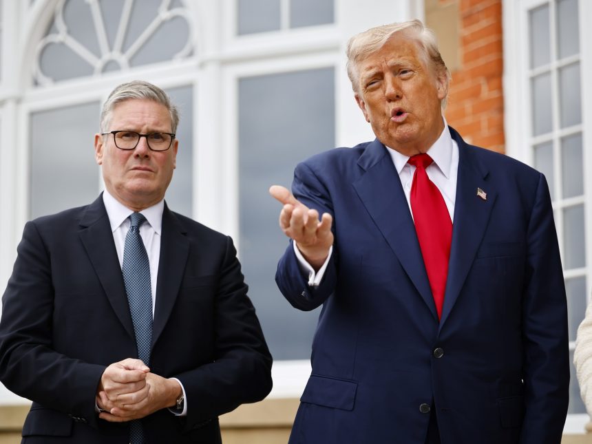 Trump y Starmer se encuentran en Escocia: Gaza y la crisis humanitaria