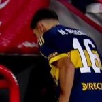 Merentiel rompe la puerta del vestuario: Boca salió con 12 en el segundo tiempo