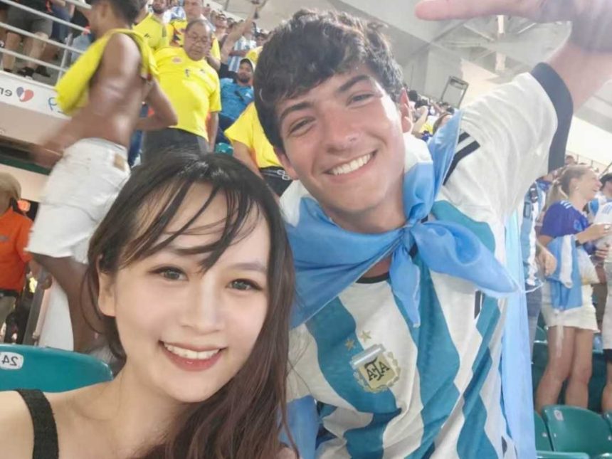 El héroe oculto: La joven china que encontró a su salvador en la Copa América