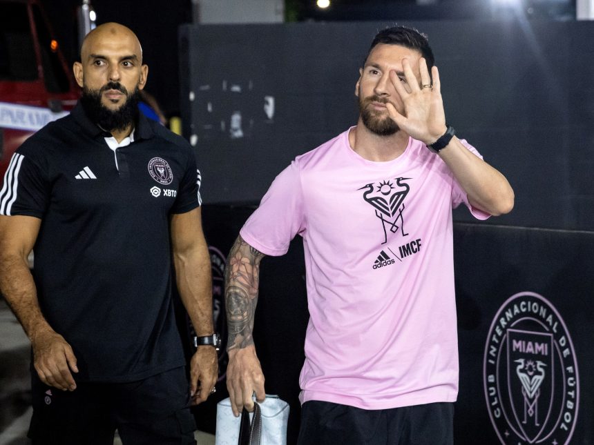 Guardaespaldas de Messi suspendido por conducta inapropiada en Leagues Cup
