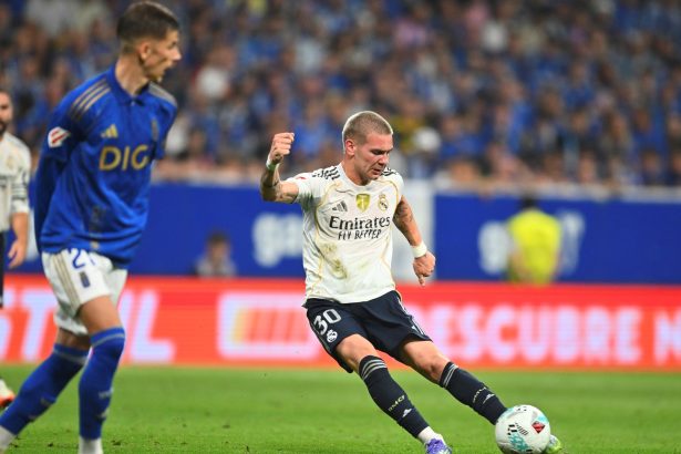 Mastantuono brilla en su debut titular en la victoria del Real Madrid