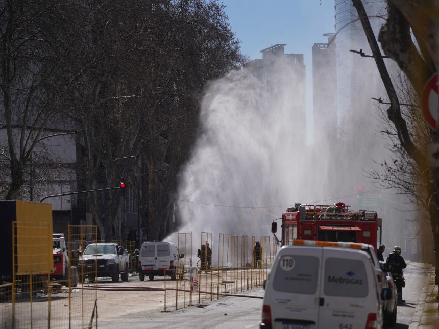 Fuga de gas en Palermo: 7 horas de pánico y tensión desatada