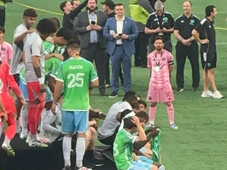 El gesto admirable de Messi tras la derrota en la Leagues Cup