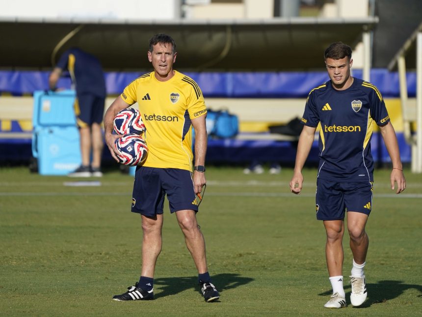 Boca entrenó sin Russo: ¿quién dirigió la práctica del plantel?