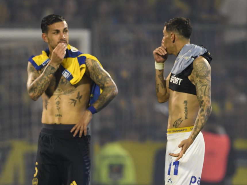 Empate entre Rosario Central y Boca: Di María y Paredes brillan, pero