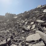 El colapso de la Torre Ghafri: el rascacielos de Gaza en llamas