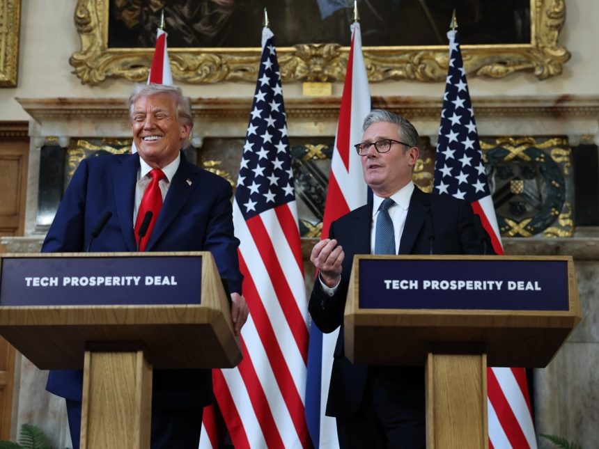 Trump y Starmer: Debate sobre Gaza, Ucrania y tecnología en UK