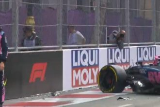 F1 GP Azerbaiyán: Colapinto choca tras despiste de Gasly y saldrá 16°