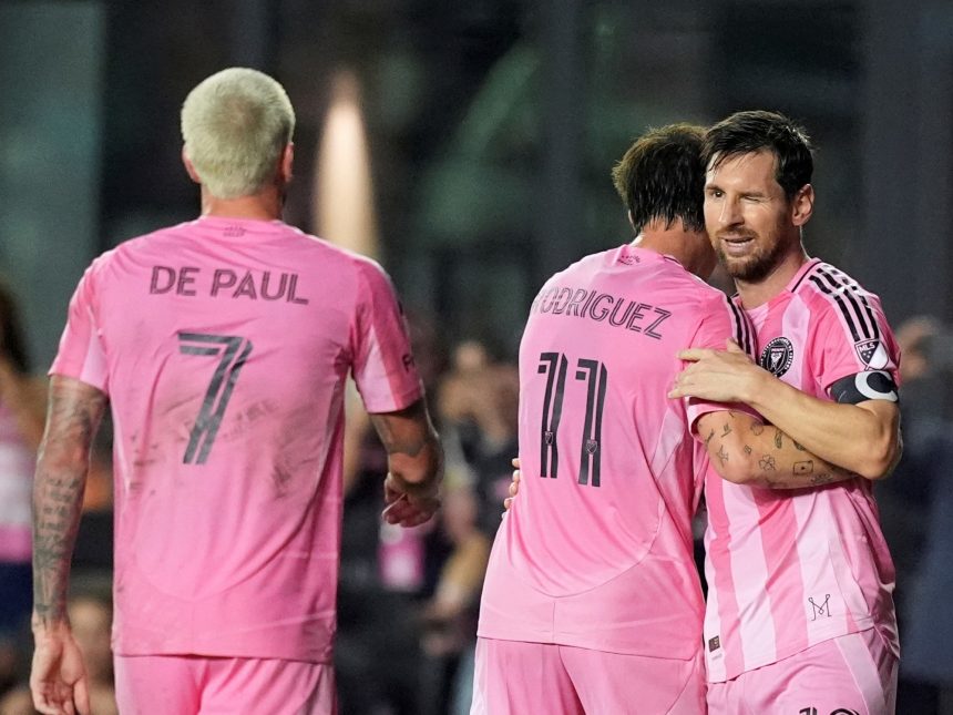 Messi brilla en el Inter Miami: doblete y asistencia ante DC United