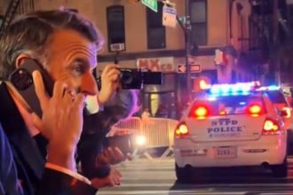 Macron en Nueva York: Su insólita caminata y el dardo a Trump
