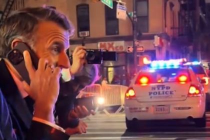 Macron en Nueva York: Su insólita caminata y el dardo a Trump