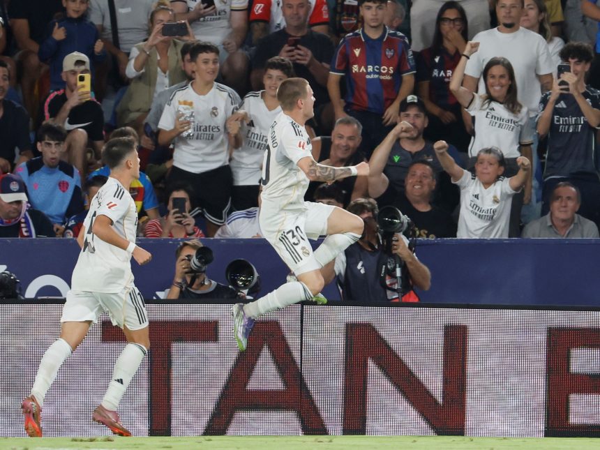 Franco Mastantuono rompe la racha y anota su primer gol en el Real Madrid