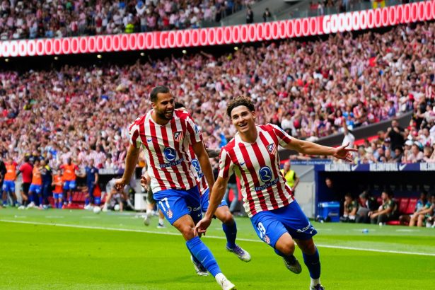 Atlético de Madrid arrasa en el clásico: Julián Álvarez brilla