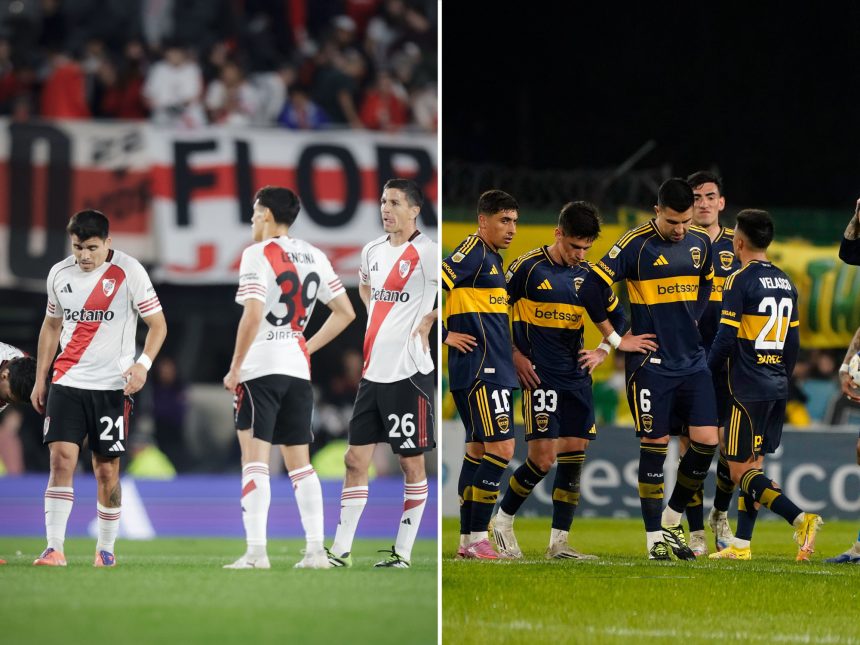 Boca y River en crisis: hinchas impacientes y rivales sin miedo