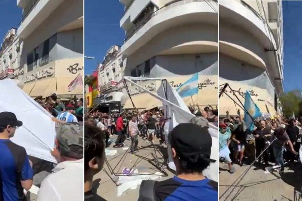 Javier Milei en Santa Fe: Tensión y caos suspenden su acto en vivo