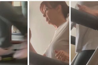 Máximo Kirchner graba a Cristina en la cinta andadora: ¡Mira!
