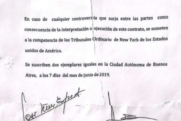 Descubre el contrato de 1 millón entre Espert y Machado hallado en un allanamiento