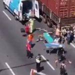 Rescatista herido por tijera neumática en accidente en Panamericana