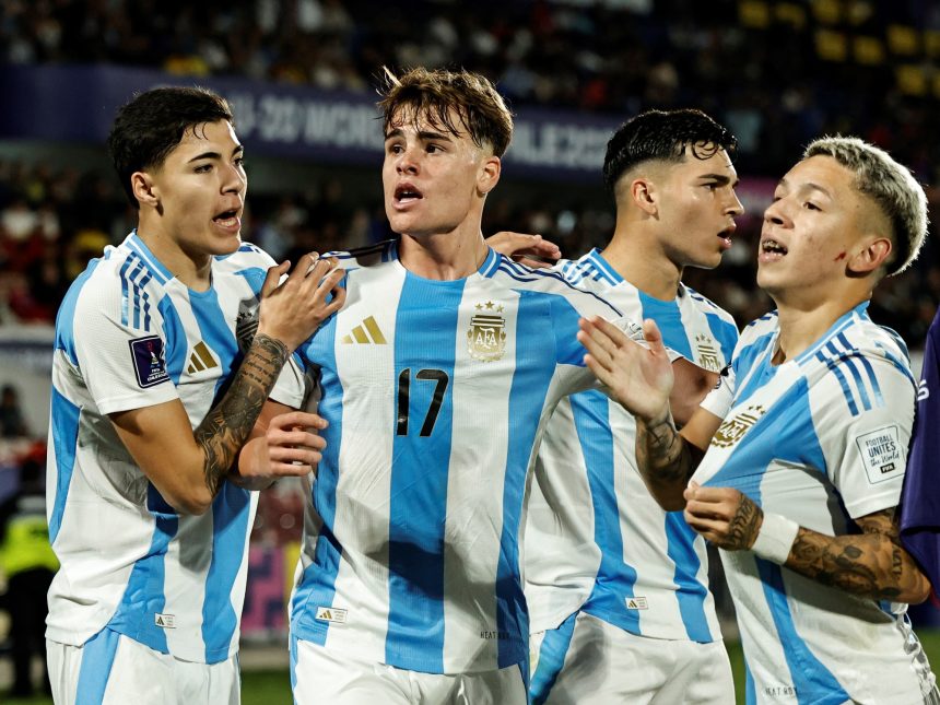 Argentina brilla en el Mundial Sub 20: Golazo ante Colombia y la séptima estrella en juego