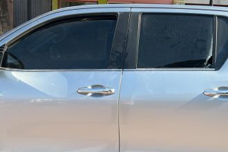 Balacera contra la camioneta de Juan Manuel Urtubey en Salta